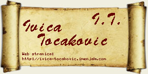 Ivica Točaković vizit kartica